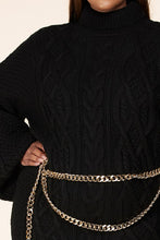 Load image into Gallery viewer, &quot;Little Black Number&quot; Curve Sweater Dress
