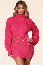 Load image into Gallery viewer, &quot;Hot Pink Number&quot; Sweater Dress

