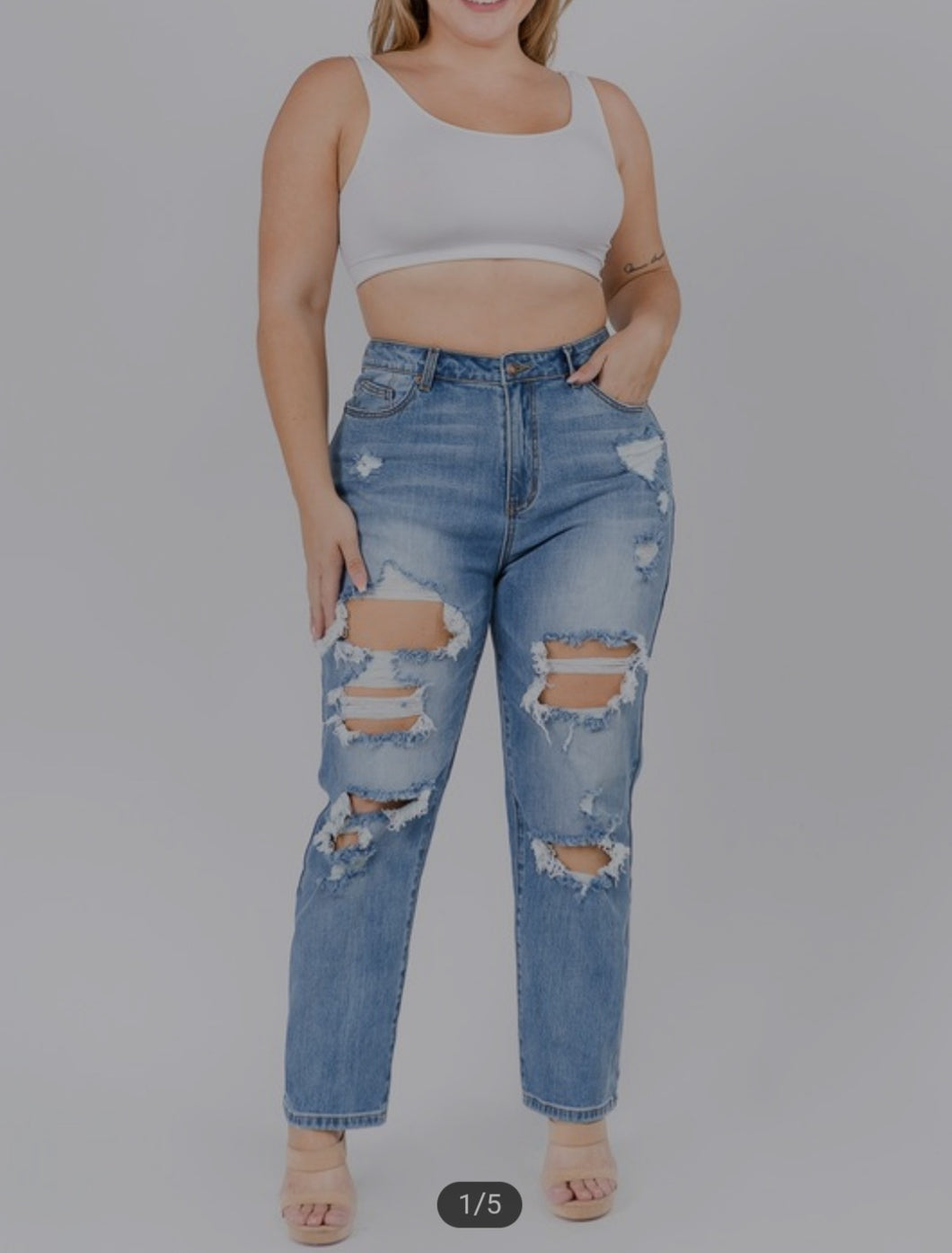 He's Mine Boyfriend Jeans